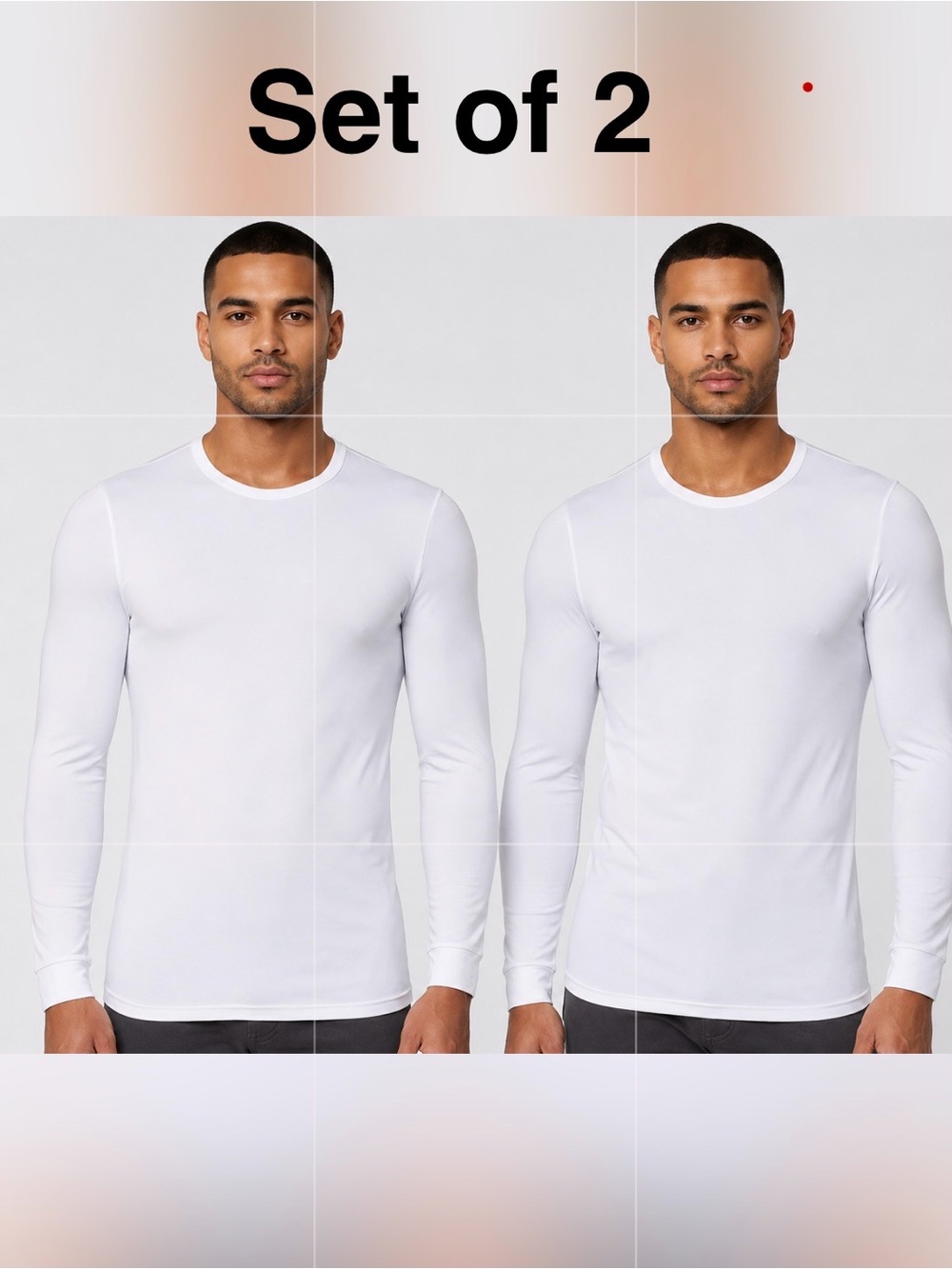 NEW 32 Degrees Men's Lightweight Baselayer Crew Top XL Long Sleeve Form Fitting